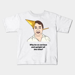 MARK CORRIGAN | SERIOUS AND UPTIGHT Kids T-Shirt